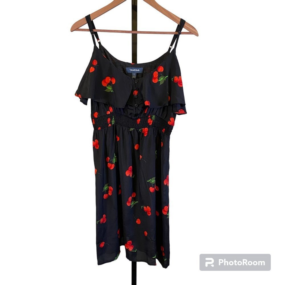 NWT Modcloth Cherry Print Sun Dress